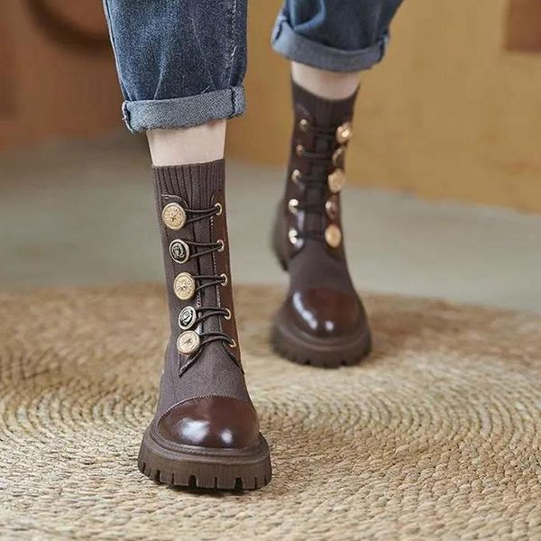 boots ladies knitted socks women style buckle retro platform short 2021 korean autumn fashion slip-on footwear, Black
boots ladies knitted socks women style buckle retro platform short 2021 korean autumn fashion slip-on footwear, Black