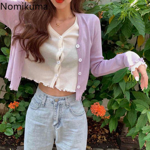 nomikuma chic cardigan women v neck long sleeve short single breasted outerwear fake two piece ropa mujer 3e403 210514, White;black
nomikuma chic cardigan women v neck long sleeve short single breasted outerwear fake two piece ropa mujer 3e403 210514, White;black