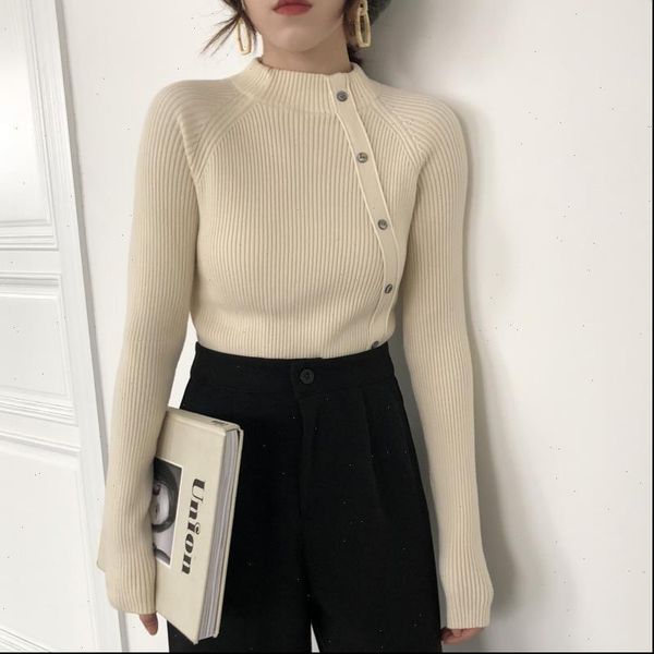 chic o neck single women sweater breasted knitted winter thick stretch pullovers female jumper skinny, White;black
chic o neck single women sweater breasted knitted winter thick stretch pullovers female jumper skinny, White;black