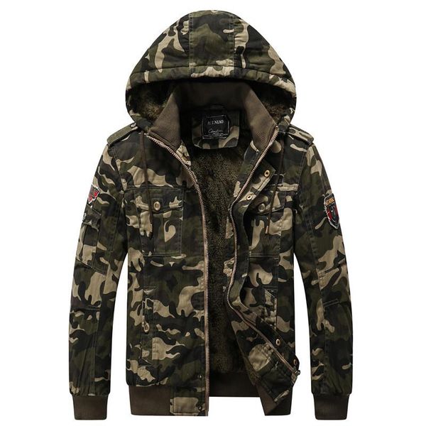 men's jackets moruancle man army camouflage cargo jacket parkas fleece lined thick warm overcoat outerwear with detachable hood plus si, Black;brown
men's jackets moruancle man army camouflage cargo jacket parkas fleece lined thick warm overcoat outerwear with detachable hood plus si, Black;brown