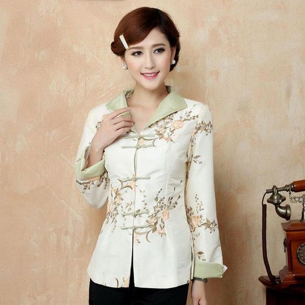 women's jackets style women turn down collar coat embroidery floral chinese traditional improved long sleeve jacket office lady outwear, Black;brown
women's jackets style women turn down collar coat embroidery floral chinese traditional improved long sleeve jacket office lady outwear, Black;brown