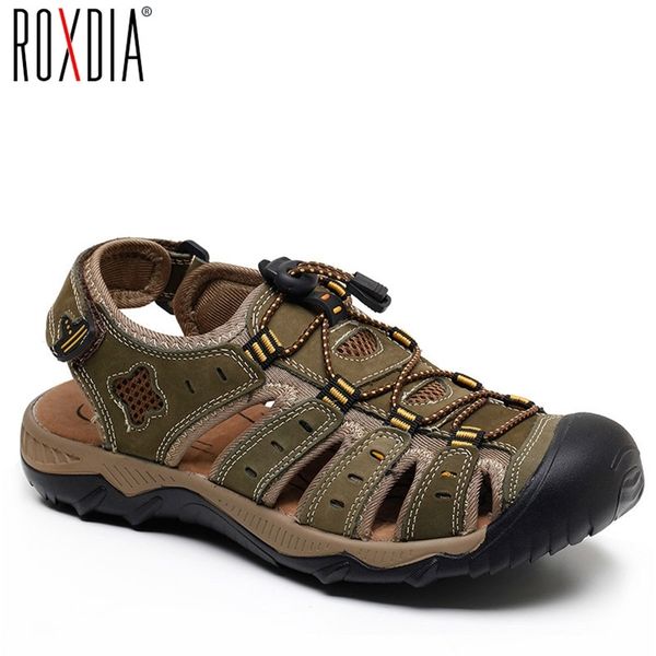 roxdia fashion summer beach breathable men sandals genuine leather men's sandal man causal shoes plus size 39-48 rxm007 210624, Black
roxdia fashion summer beach breathable men sandals genuine leather men's sandal man causal shoes plus size 39-48 rxm007 210624, Black
