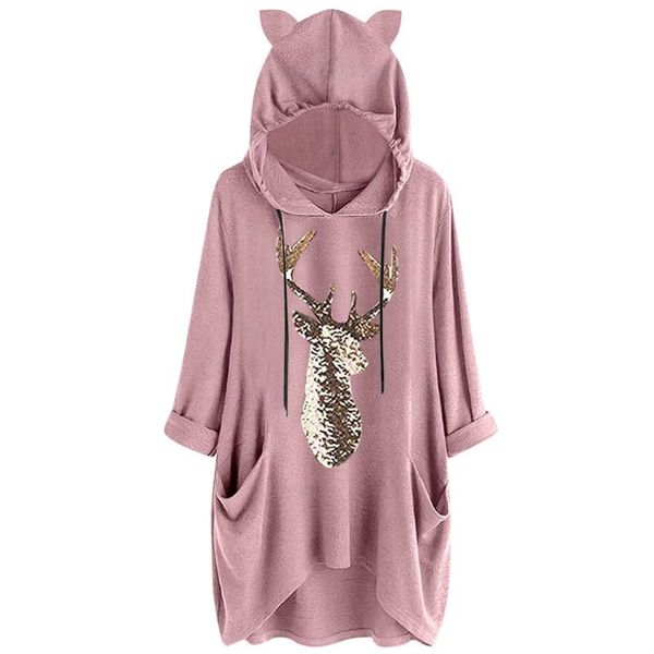 women's hoodies & sweatshirts 5xl plus size christmas printed autumn winter hooded long sleeve pocket sudaderas con capucha, Black
women's hoodies & sweatshirts 5xl plus size christmas printed autumn winter hooded long sleeve pocket sudaderas con capucha, Black