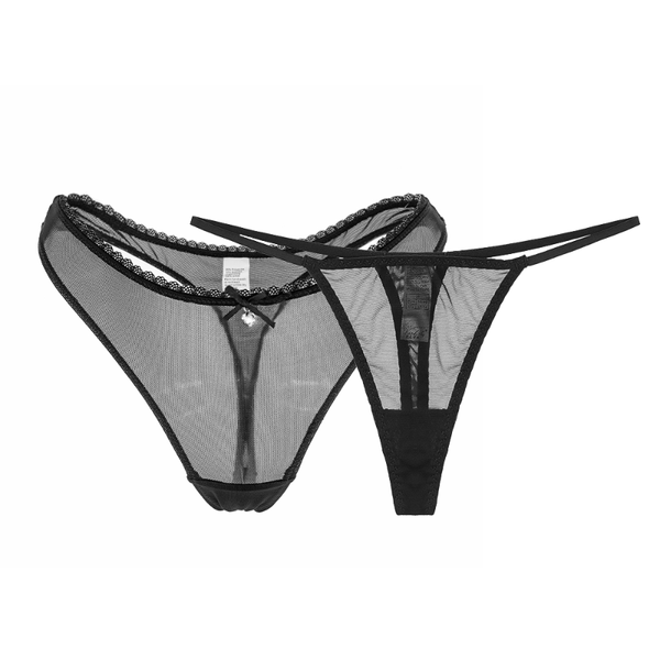 women's panties summer bikini thong ultra-thin breathable lace ladies + strap v-string 2pcs/set cyhwr, Black;pink
women's panties summer bikini thong ultra-thin breathable lace ladies + strap v-string 2pcs/set cyhwr, Black;pink