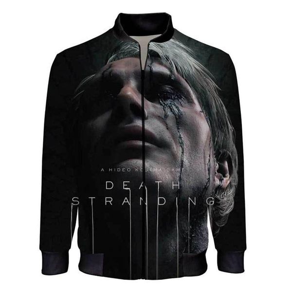 men's jackets autumn winter trendy death stranding 3d printed coat casual comfortable stand collar zipper bomber jacket clothes, Black;brown
men's jackets autumn winter trendy death stranding 3d printed coat casual comfortable stand collar zipper bomber jacket clothes, Black;brown