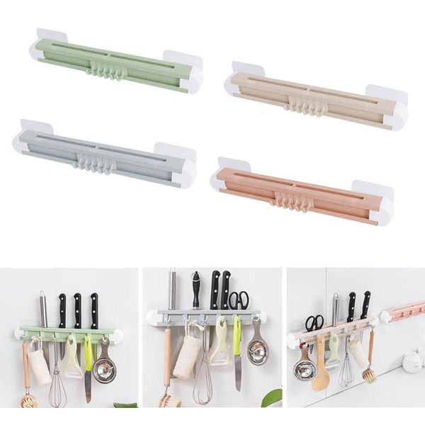 1pc multifunctional kitchen storage 6 hooks holder universal bathroom hanger wall punch-rack for utensils & rails
1pc multifunctional kitchen storage 6 hooks holder universal bathroom hanger wall punch-rack for utensils & rails