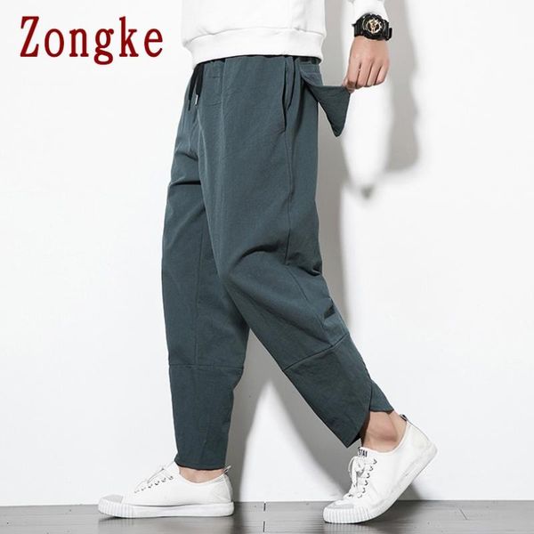 zongke chinese style casual pants men clothing japanese fashion sweatpants ankle-length mens m-5xl 2021 arrival men's, Black
zongke chinese style casual pants men clothing japanese fashion sweatpants ankle-length mens m-5xl 2021 arrival men's, Black
