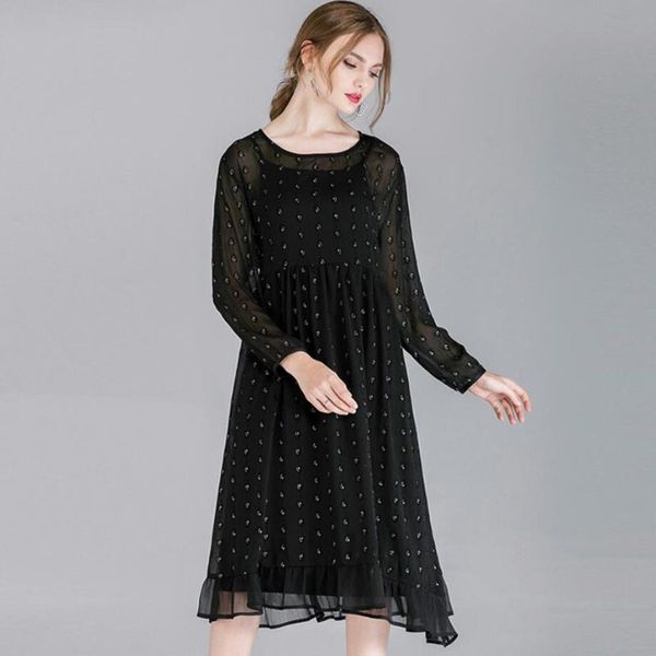 casual dresses jry women fashion dress sets long sleeve dots belts lady loose two pieces black size xl-4xl, Black;gray
casual dresses jry women fashion dress sets long sleeve dots belts lady loose two pieces black size xl-4xl, Black;gray