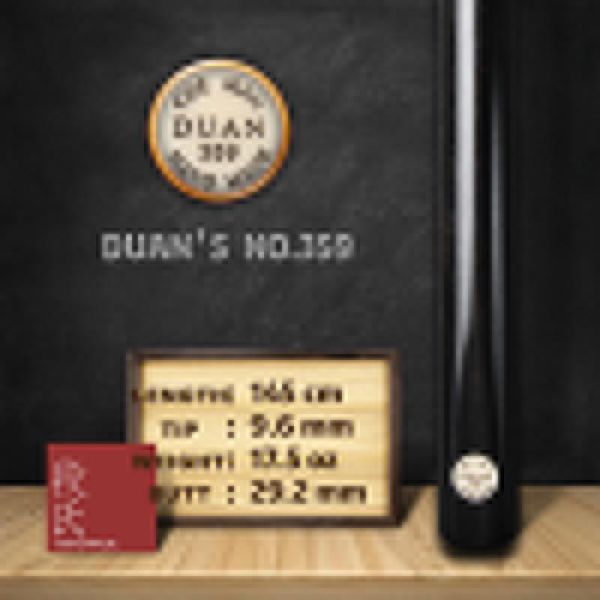 china duan's cue snooker 100% all handmade professional billiard black 8 athelete use 9.75 mm tip stick no.359 cues