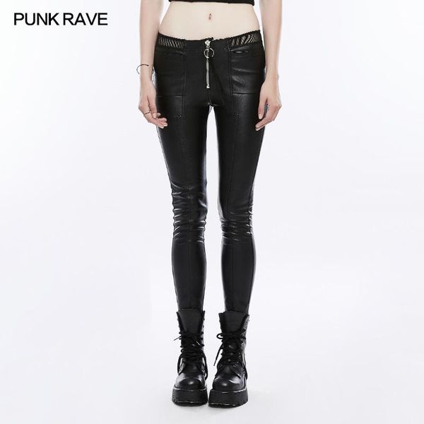women's pants & capris punkrave punk pu leather trousers handsome elasticity fish net lace decoration skinny, Black;white
women's pants & capris punkrave punk pu leather trousers handsome elasticity fish net lace decoration skinny, Black;white