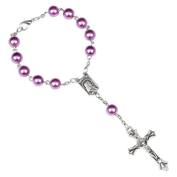 catholic auto rosary beads bracelets cross religious amulet charm bracelet glass pearl beaded jewelry, Golden;silver
catholic auto rosary beads bracelets cross religious amulet charm bracelet glass pearl beaded jewelry, Golden;silver