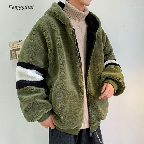 down & parkas men's winter 2021 lambs wool thickened loose warm jacket coat man streetwear korean clothing1 qp4p, Black
down & parkas men's winter 2021 lambs wool thickened loose warm jacket coat man streetwear korean clothing1 qp4p, Black