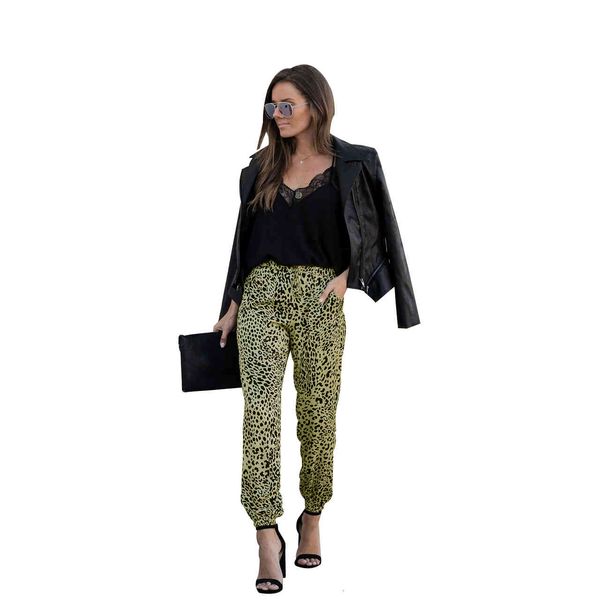 est women leopard printed loose casual high waist pockets leisure stretchy long trousers fashion lady pants spring summer, Black;white
est women leopard printed loose casual high waist pockets leisure stretchy long trousers fashion lady pants spring summer, Black;white