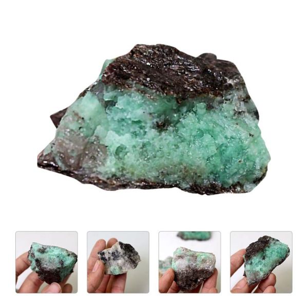 decorative objects & figurines 1pc natural emerald ore samples beautiful rough specimen for teaching
decorative objects & figurines 1pc natural emerald ore samples beautiful rough specimen for teaching
