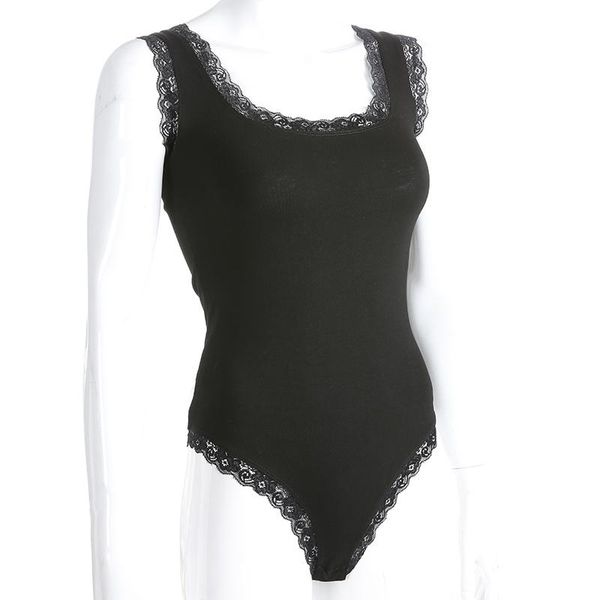 women's jumpsuits & rompers black lace patchwork tank bodysuit women sleeveless body mujer 2021 backless bodycon criss cross bandage bo, Black;white
women's jumpsuits & rompers black lace patchwork tank bodysuit women sleeveless body mujer 2021 backless bodycon criss cross bandage bo, Black;white