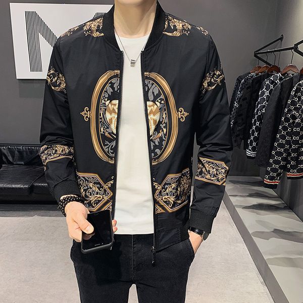 Fashion Jacket 2021 Men's Korean Slim Autumn Coat Cardigan Top, As shown in figure
Fashion Jacket 2021 Men's Korean Slim Autumn Coat Cardigan Top, As shown in figure