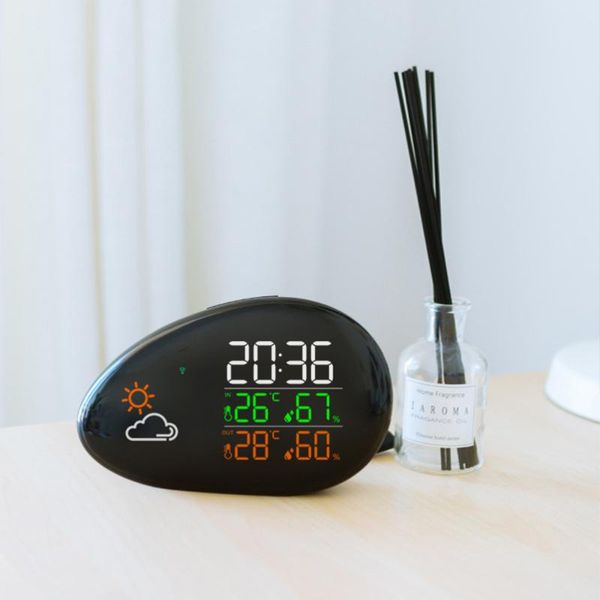 charging multi-function weather clock colorful led display electronic alarm indoor outdoor temperature humidity perpetual ca desk & table cl
charging multi-function weather clock colorful led display electronic alarm indoor outdoor temperature humidity perpetual ca desk & table cl
