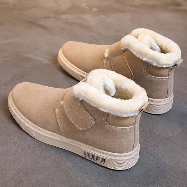 cotton shoes men's winter new plush warm snow boots high thickened korean fashion waterproof, Black
cotton shoes men's winter new plush warm snow boots high thickened korean fashion waterproof, Black
