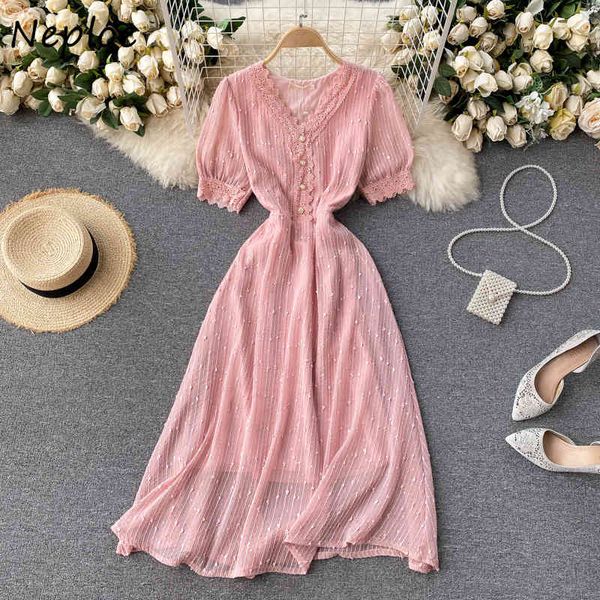 neploe v neck short sleeve dress women lace hook flower multicolor vestidos high waist hip a line long robe summer 210510, Black;gray
neploe v neck short sleeve dress women lace hook flower multicolor vestidos high waist hip a line long robe summer 210510, Black;gray