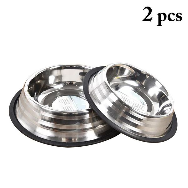 dorakitten 2pcs pet bowl non-slip stainless steel feeder water for dog cat feeding supplies bowls & feeders
dorakitten 2pcs pet bowl non-slip stainless steel feeder water for dog cat feeding supplies bowls & feeders