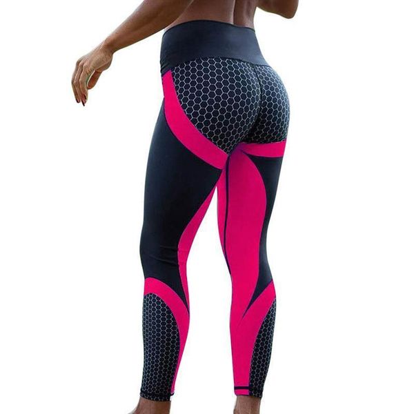 trend style geometric womens leggings honeycomb digital printed up hip high waist pants sports yo ga fitness, Black
trend style geometric womens leggings honeycomb digital printed up hip high waist pants sports yo ga fitness, Black