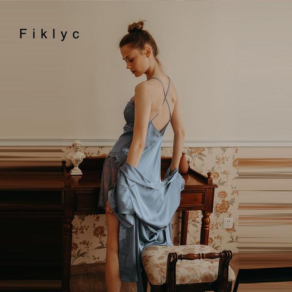 women's sleepwear fiklyc cross straps backless nightshirts robe sets padded chest lingerie underwear night clothes fashion, Black;red
women's sleepwear fiklyc cross straps backless nightshirts robe sets padded chest lingerie underwear night clothes fashion, Black;red