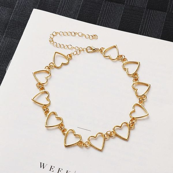 chokers trendy women necklaces hollow korean sweet love heart clavicle necklace for girlfriend party jewelry gifts, Golden;silver
chokers trendy women necklaces hollow korean sweet love heart clavicle necklace for girlfriend party jewelry gifts, Golden;silver