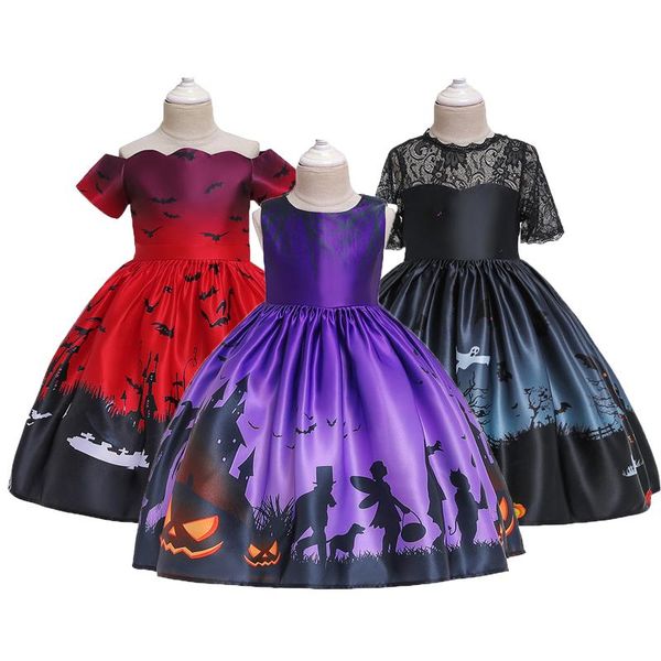 girl's dresses 2021 halloween pattern christmas style girls dress santa claus princess kids home party clothing children birthday prese, Red;yellow
girl's dresses 2021 halloween pattern christmas style girls dress santa claus princess kids home party clothing children birthday prese, Red;yellow