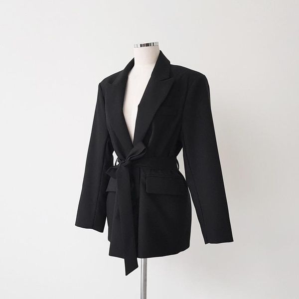 autumn fashion ladies british style straps solid color loose temperament waist slimming small suit jacket women women's suits & blazers, White;black
autumn fashion ladies british style straps solid color loose temperament waist slimming small suit jacket women women's suits & blazers, White;black
