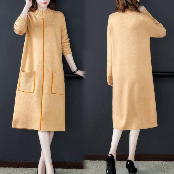 autumn office turtleneck knitted dress for women 2021 elegant striped sweaters dresses long sleeves female winter straight casual, Black;gray
autumn office turtleneck knitted dress for women 2021 elegant striped sweaters dresses long sleeves female winter straight casual, Black;gray