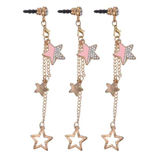 cell phone anti-dust gadgets 3 pcs 3.5mm fashion star earphone plug alloy lovely pendant
cell phone anti-dust gadgets 3 pcs 3.5mm fashion star earphone plug alloy lovely pendant