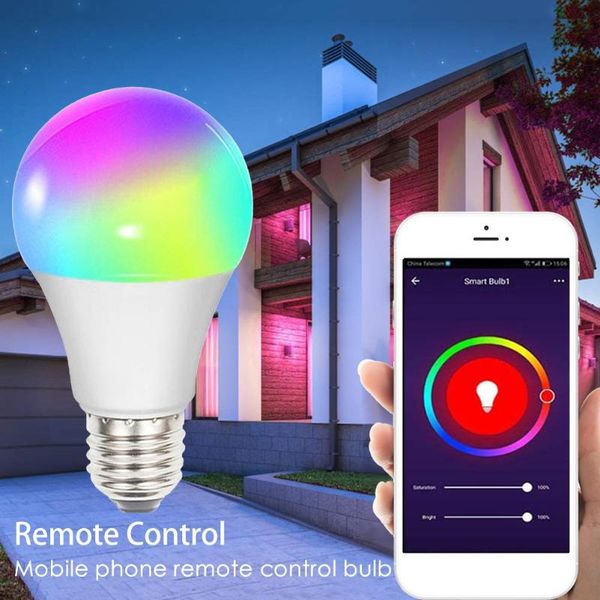 bulbs dimmable timer function magic bulb smart wifi e27 led rgbw color change voice control light remote app
bulbs dimmable timer function magic bulb smart wifi e27 led rgbw color change voice control light remote app