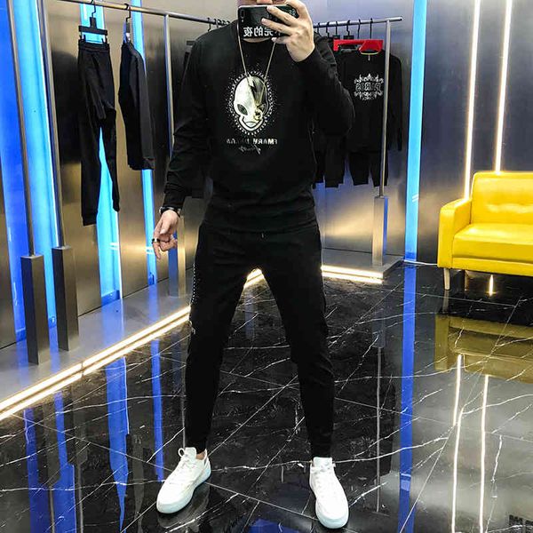 hoodies autumn nightgown leisure foreign offset impression crew pants neck beautiful two male suit piece, Black
hoodies autumn nightgown leisure foreign offset impression crew pants neck beautiful two male suit piece, Black