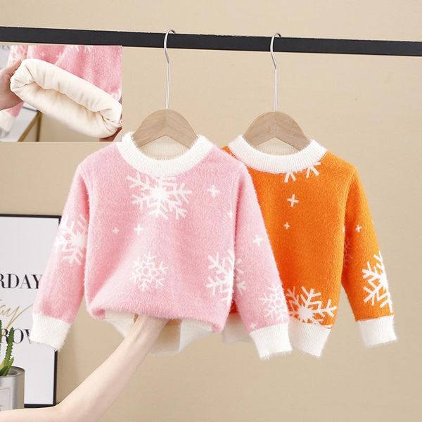 pullover lawadka 2-6t kids sweater for girls winter thick plus velvet warm children's outerwear christmas fashion baby girl clothes, Blue
pullover lawadka 2-6t kids sweater for girls winter thick plus velvet warm children's outerwear christmas fashion baby girl clothes, Blue