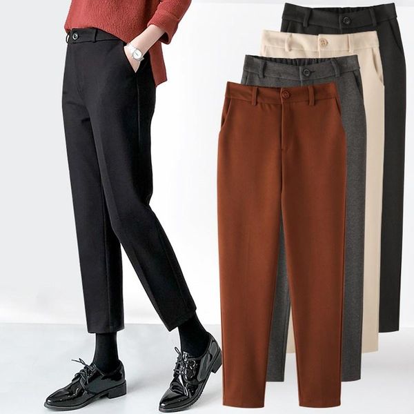 women's pants & capris plus size harem 2021 autumn winter woolen women trousers high waist slim retro pant for s-xxxxl, Black;white
women's pants & capris plus size harem 2021 autumn winter woolen women trousers high waist slim retro pant for s-xxxxl, Black;white