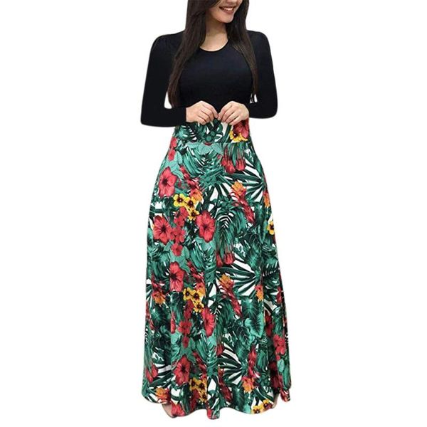 casual dresses women loose bohemian floral print for summer 2021 party dress elegant vestidos mujer verano, Black;gray
casual dresses women loose bohemian floral print for summer 2021 party dress elegant vestidos mujer verano, Black;gray