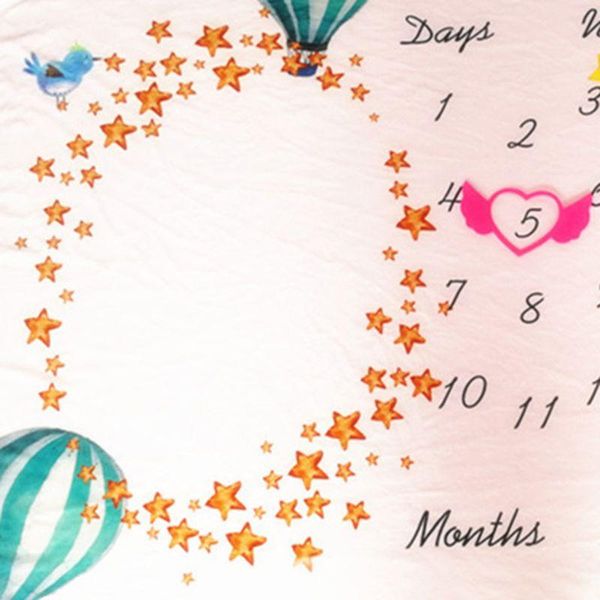 baby milestone pography blanket air balloon pattern flannel blankets & swaddling
baby milestone pography blanket air balloon pattern flannel blankets & swaddling