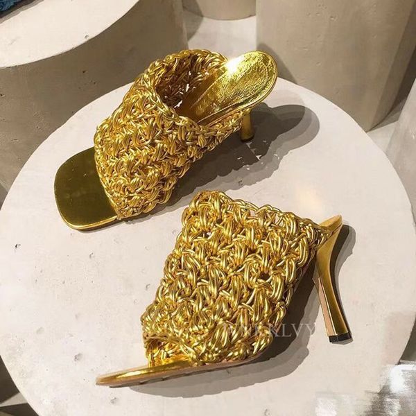 80% off shoes runway braided hollow out slippers women square peep toe thin high heels mules summer party shoes hand weave sandals, Black
80% off shoes runway braided hollow out slippers women square peep toe thin high heels mules summer party shoes hand weave sandals, Black