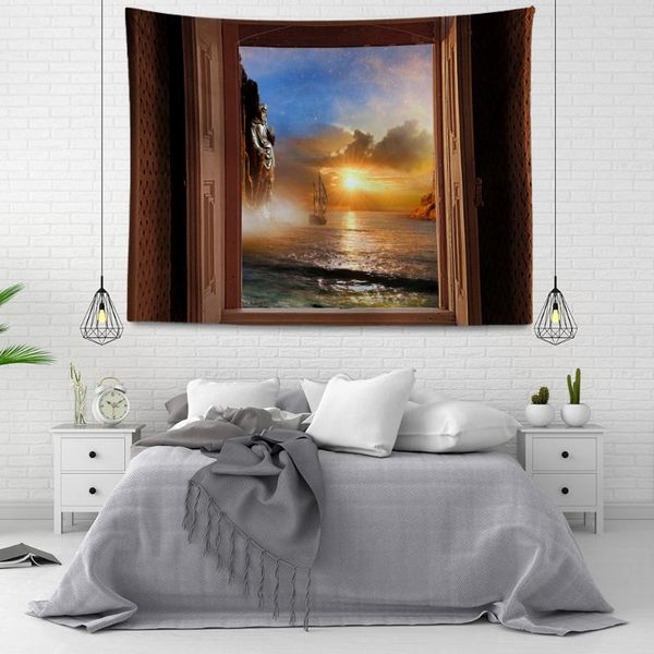 tapestries large fabric wall tapestry, bedroom bedside decoration, bright window background decoration at sunset bohemian curtains
tapestries large fabric wall tapestry, bedroom bedside decoration, bright window background decoration at sunset bohemian curtains