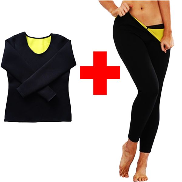 women sauna weight loss sweat shirts fashion design slimming neoprene body shaper leggings suits sweat pants sets
women sauna weight loss sweat shirts fashion design slimming neoprene body shaper leggings suits sweat pants sets