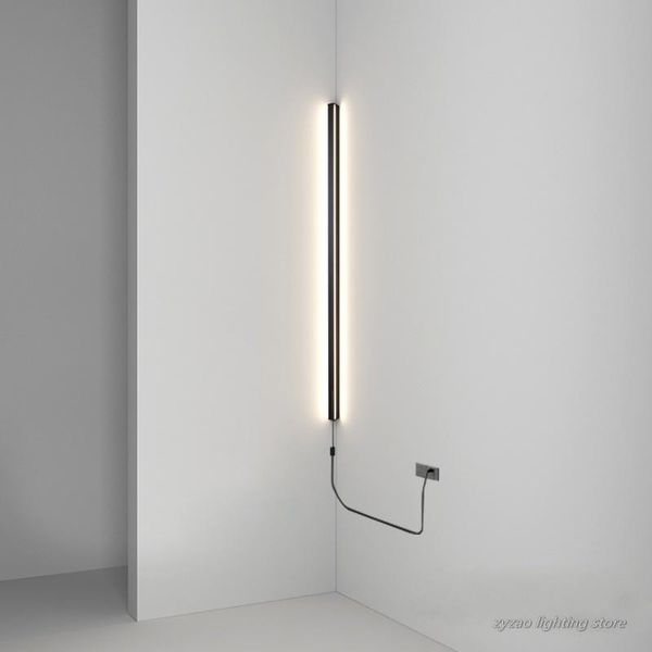 modern minimalist led wall lamp indoor simple line light fixtures home lighting decor bathroom bedroom sconces
modern minimalist led wall lamp indoor simple line light fixtures home lighting decor bathroom bedroom sconces