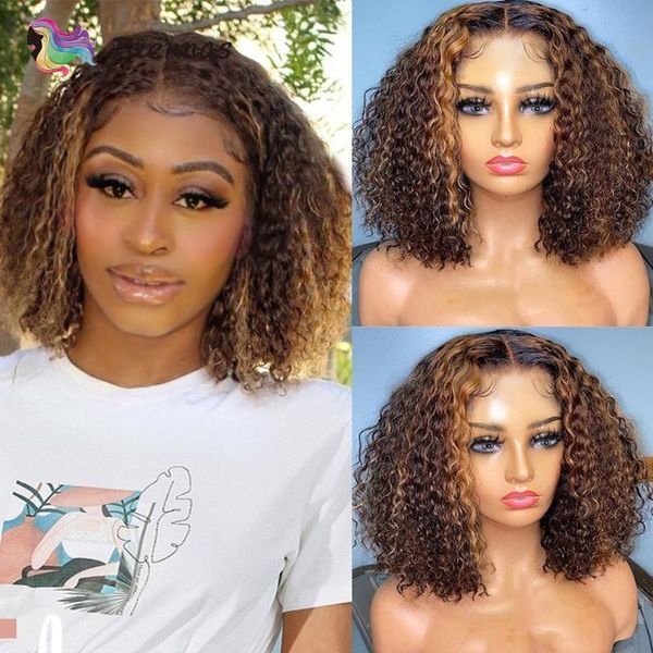 ombre bob curly part lace wigs brown color 13x1 wig highlight human hair with baby brazilian remy, Black;brown
ombre bob curly part lace wigs brown color 13x1 wig highlight human hair with baby brazilian remy, Black;brown