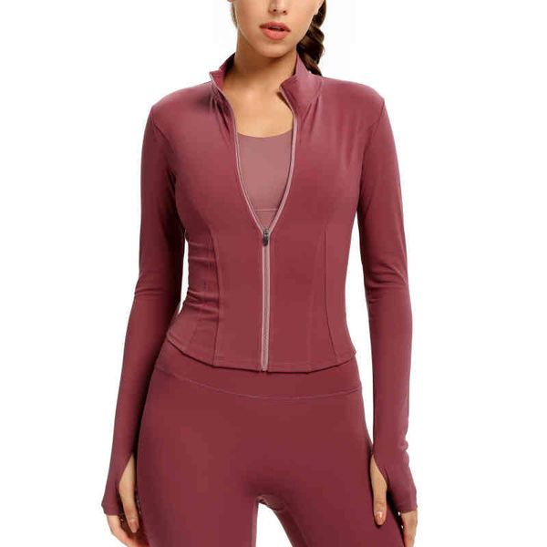 women sports shirt slim fit long sleeve yoga coat fitness with thumb holes female gym jacket workout clothing
women sports shirt slim fit long sleeve yoga coat fitness with thumb holes female gym jacket workout clothing