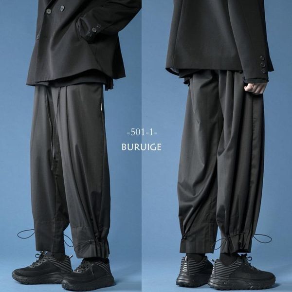 korean harem pants mens men's fashion solid color drawstring casual men streetwear loose hip-hop straight m-2xl, Black
korean harem pants mens men's fashion solid color drawstring casual men streetwear loose hip-hop straight m-2xl, Black