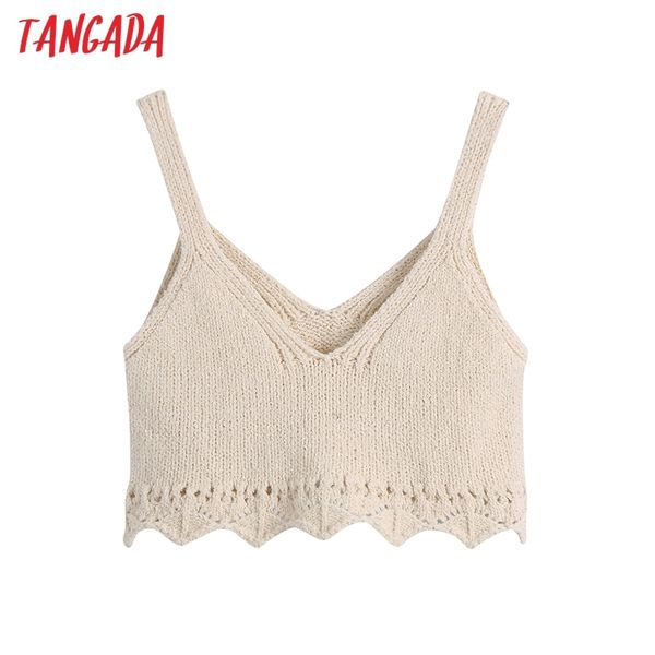 women fashion hollow out beige cropped knitted tank vintage v neck straps female camis mujer be546 210416, White
women fashion hollow out beige cropped knitted tank vintage v neck straps female camis mujer be546 210416, White
