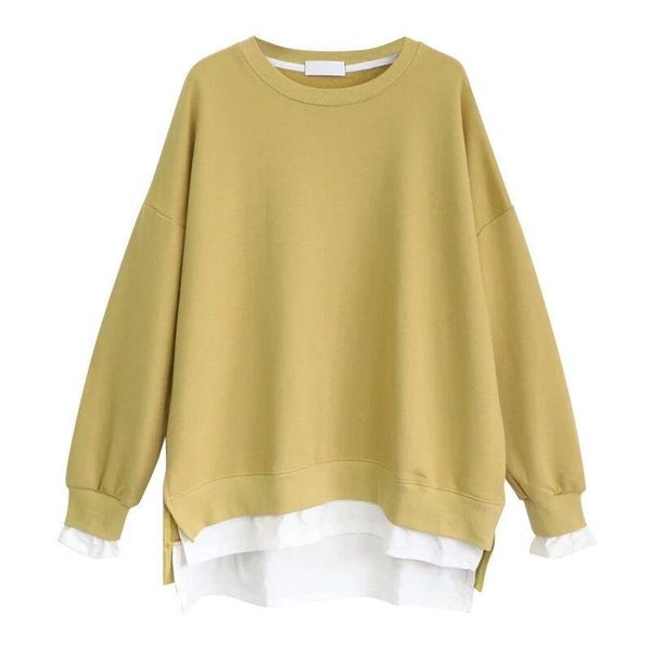 women's hoodies & sweatshirts casual loose women spring long sleeve cute fake two print solid color ladies pullover harajuku hoodie, Black
women's hoodies & sweatshirts casual loose women spring long sleeve cute fake two print solid color ladies pullover harajuku hoodie, Black