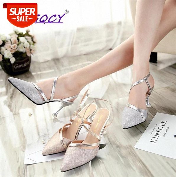 pointed sequined cloth high heels sandals women 2019 autumn summer shoes fashion bling thin slip-on #qk9c, Black
pointed sequined cloth high heels sandals women 2019 autumn summer shoes fashion bling thin slip-on #qk9c, Black
