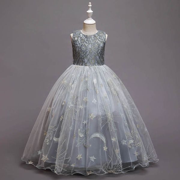 girls dresses children clothes princess long kids dress star mesh show embroidery birthday party formal child clothing b7452, Red;yellow
girls dresses children clothes princess long kids dress star mesh show embroidery birthday party formal child clothing b7452, Red;yellow
