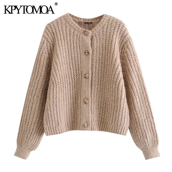 women fashion covered button jacquard knitted cardigan sweater vintage lantern sleeve female outerwear chic 210416, White;black
women fashion covered button jacquard knitted cardigan sweater vintage lantern sleeve female outerwear chic 210416, White;black