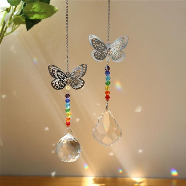 decorative objects & figurines butterfly crystal pendant colorful beads hanging drop wind chimes garden window wedding chandelier diy decora
decorative objects & figurines butterfly crystal pendant colorful beads hanging drop wind chimes garden window wedding chandelier diy decora